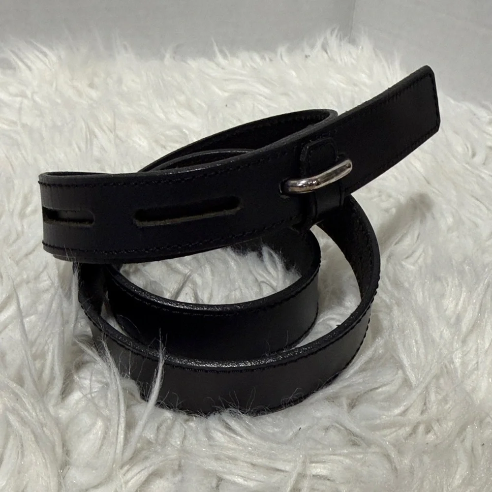 🟢3 for $20——-KENNETH Cole Reaction Black Leather Belt